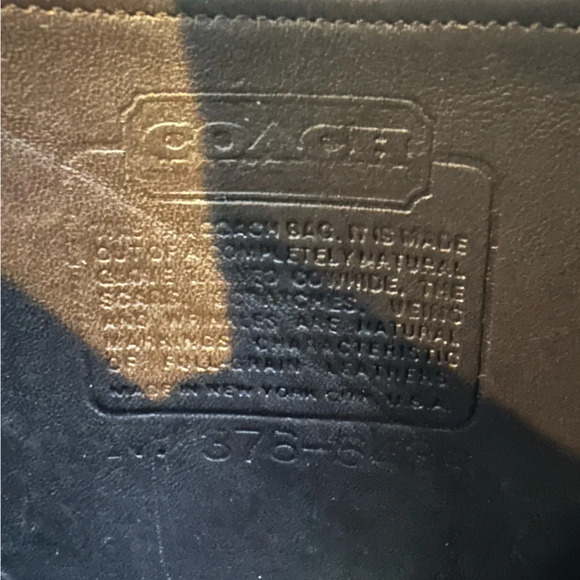 Vintage Coach cocoa compact pouch - Picture 5 of 9